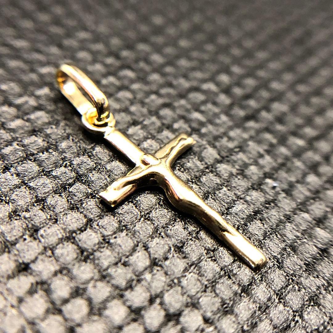 K18 クロス モチーフ ペンダント トップ 18金 イエローゴールド