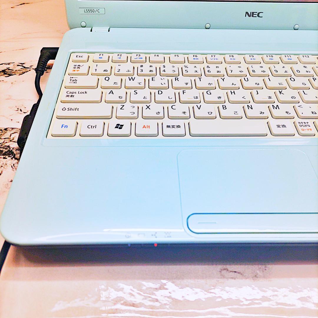 美品❤️レアなエアリーブルーノートパソコン爆速SSD☘️Core-i5✨限定色