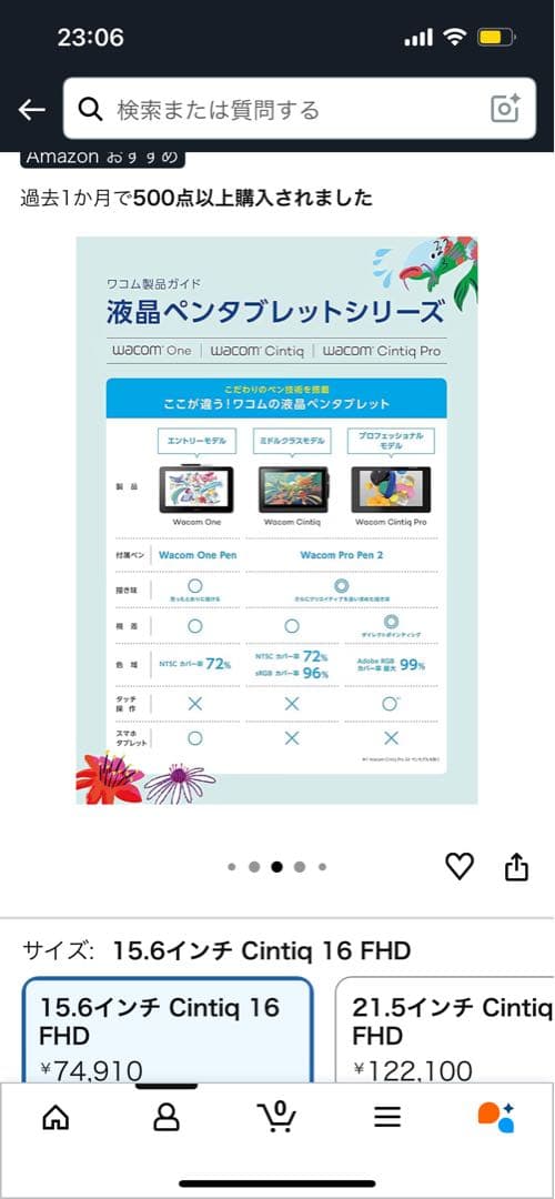 ワコム 液タブ 液晶ペンタブレット Wacom Cintiq 16