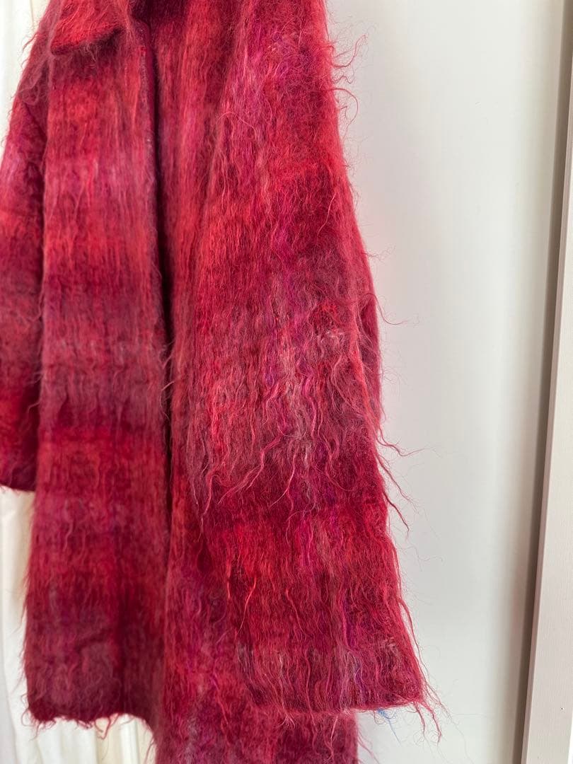 vintage モヘア　コート　アウター　古着コート　ジャケット