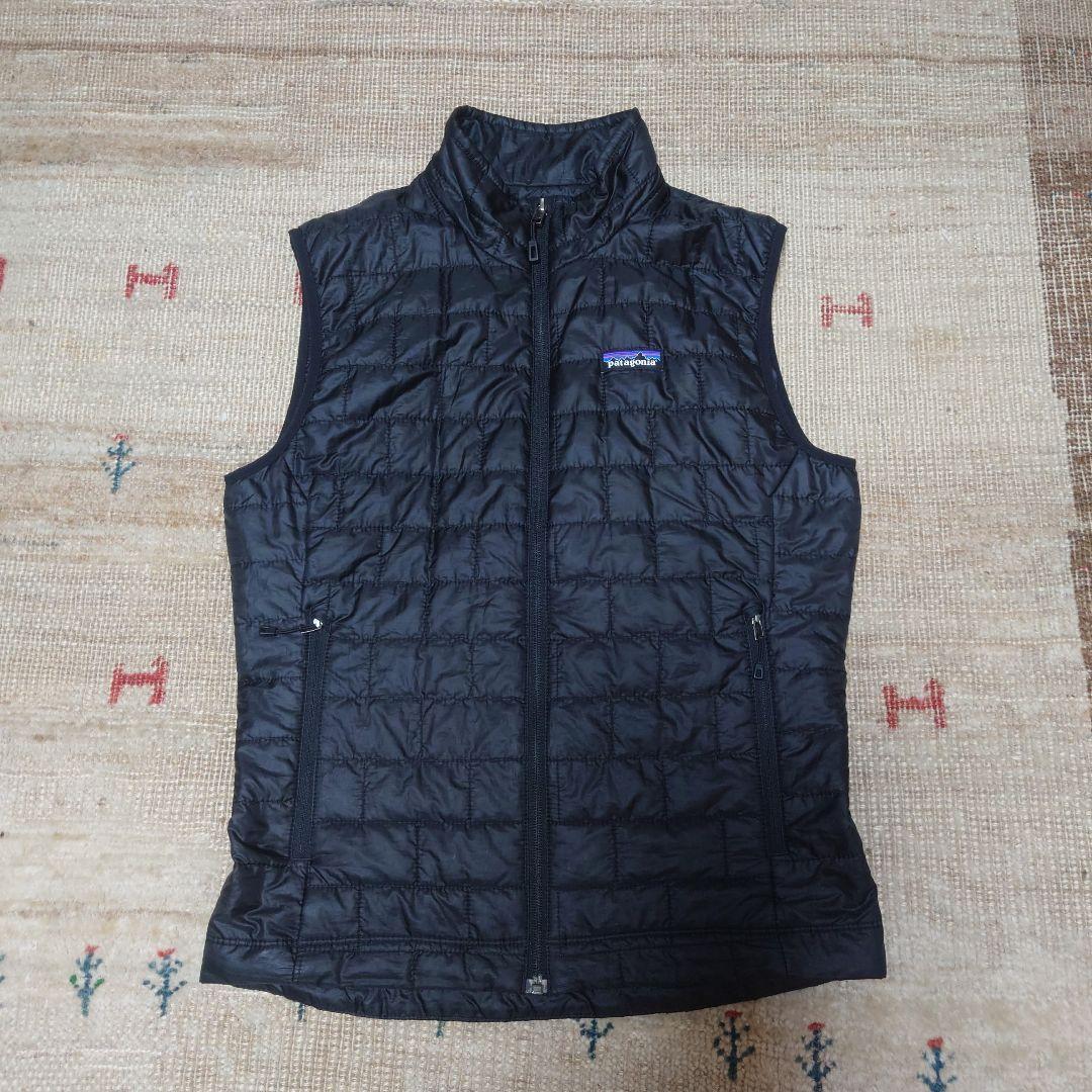Patagonia ブラック ナノパフ ベスト mensXS