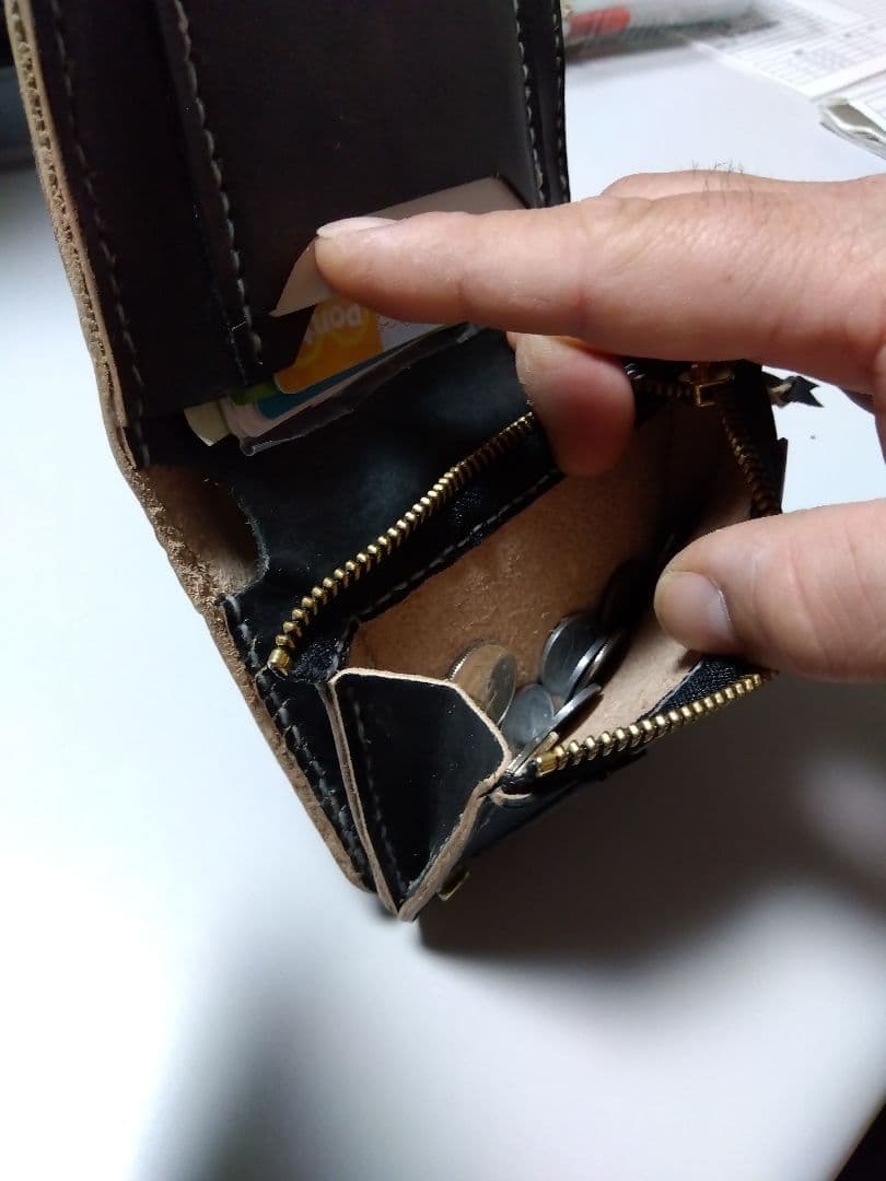 栃木レザーミドルトラッカーウォレット