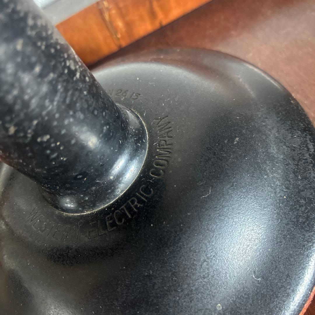 WESTERN ELECTRIC COMPANYアンティークのろうそく型電話機