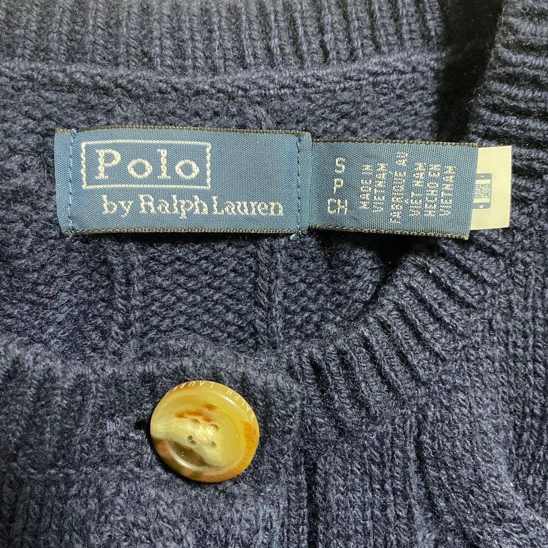 Polo by Ralph Lauren ネイビー カーディガン S