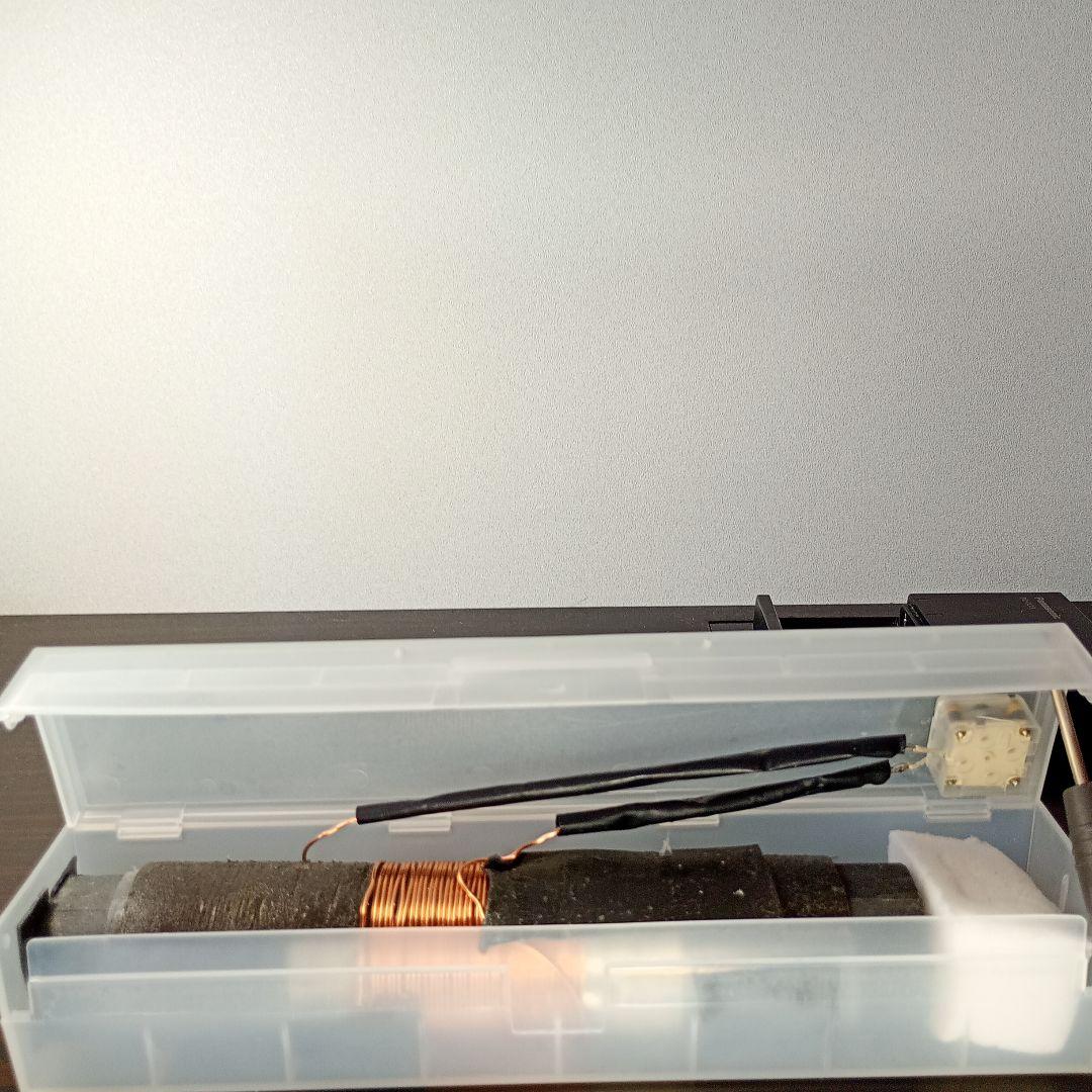 専用出品　松下電器　ラジオ　RF-B20　動作品　と自作バーアンテナ