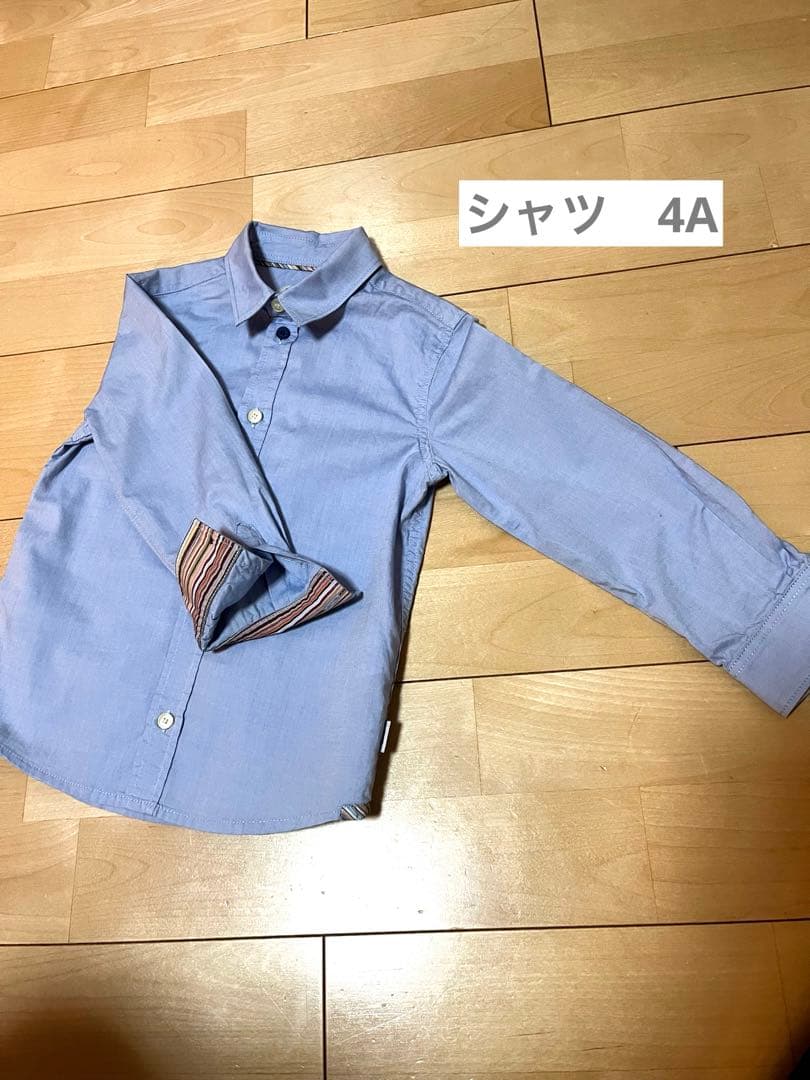 [美品]Paul Smith juniorフォーマルスーツ6点セット黒100