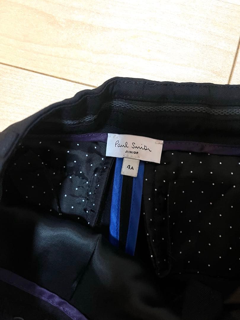 [美品]Paul Smith juniorフォーマルスーツ6点セット黒100