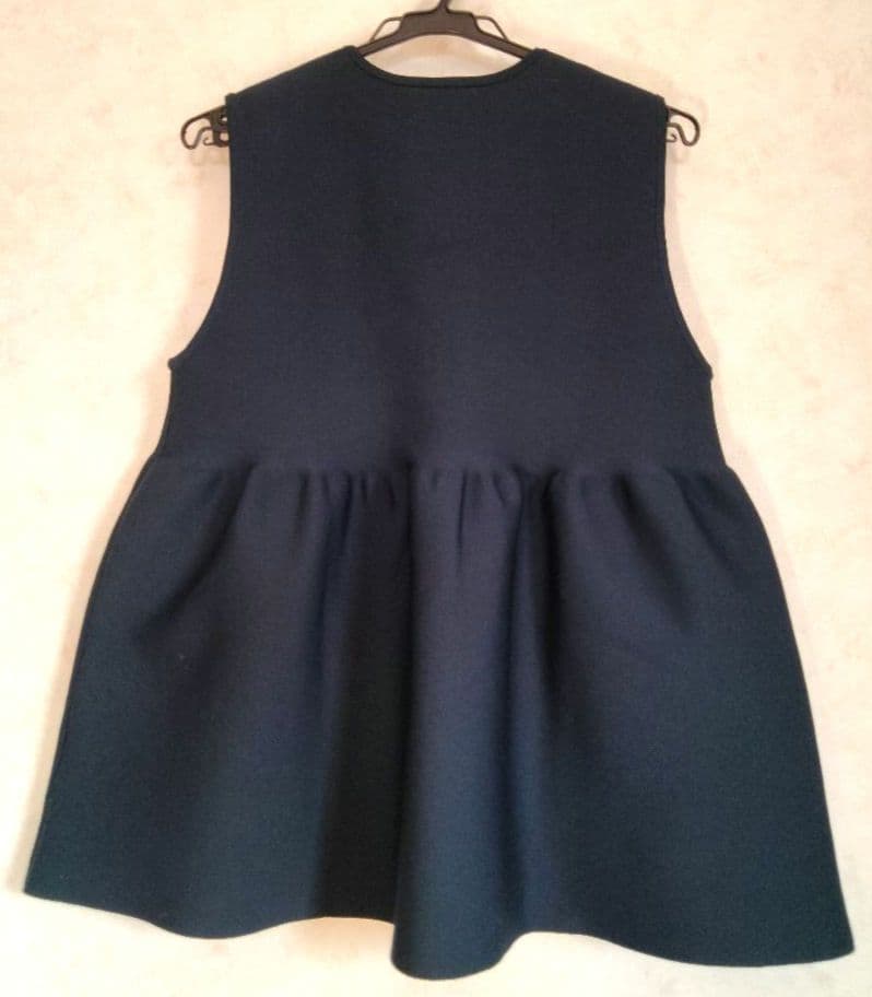 ユナイテッドアローズ　ベスト ジレ　フリーサイズ　ネイビー　レディース