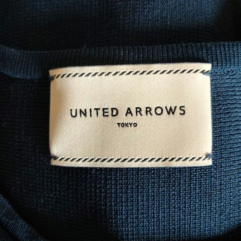 ユナイテッドアローズ　ベスト ジレ　フリーサイズ　ネイビー　レディース