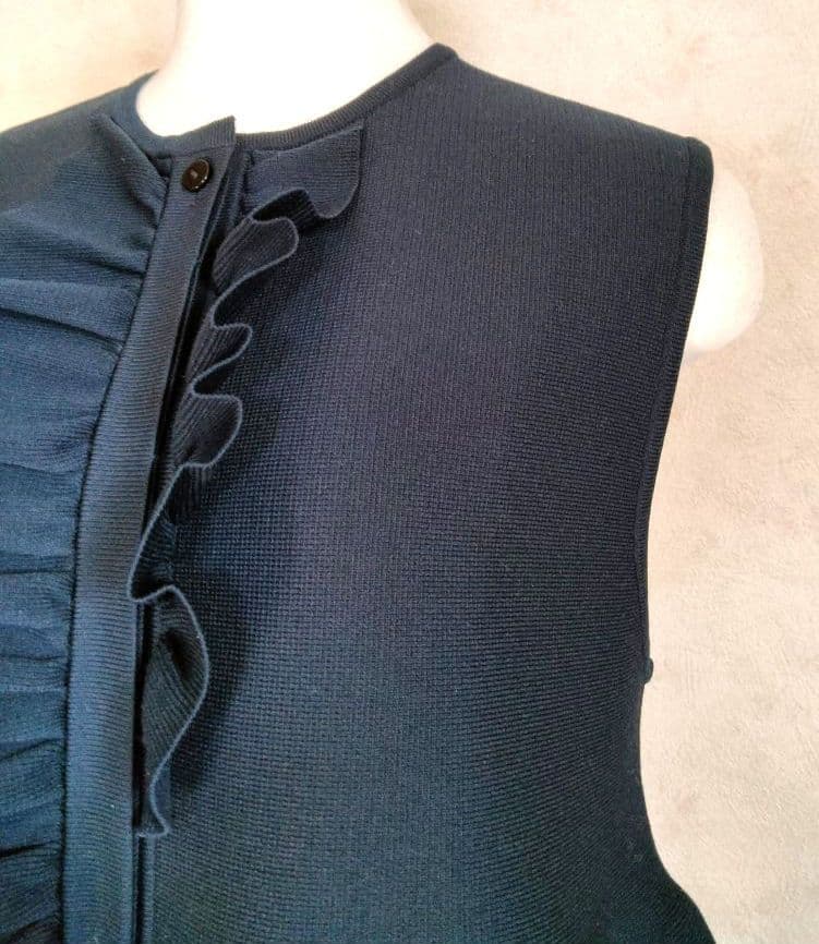 ユナイテッドアローズ　ベスト ジレ　フリーサイズ　ネイビー　レディース