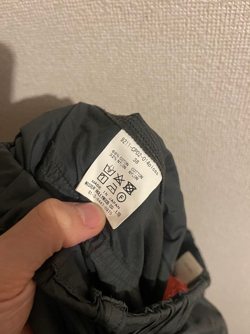 エヌハリウッド ミリタリーパンツ チャコールグレー