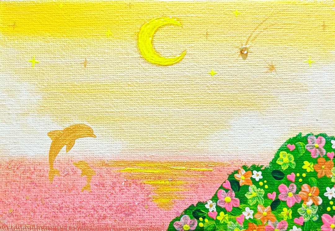 ともちゃん　開運絵画　❀おトイレ用絵画❀