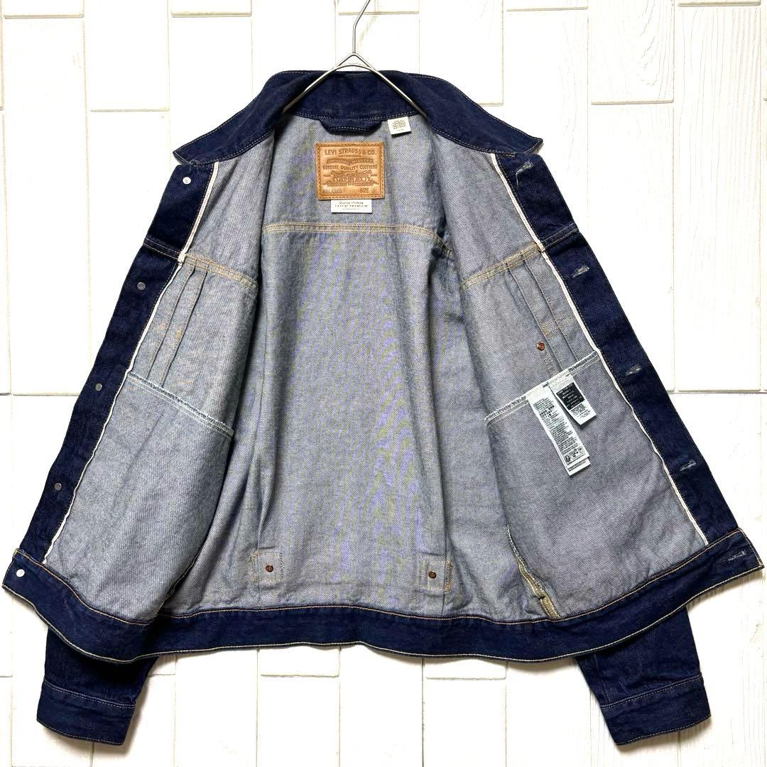 美品 LEVI'S 濃紺 デニムジャケット 1st 大戦モデル 復刻 赤耳 S