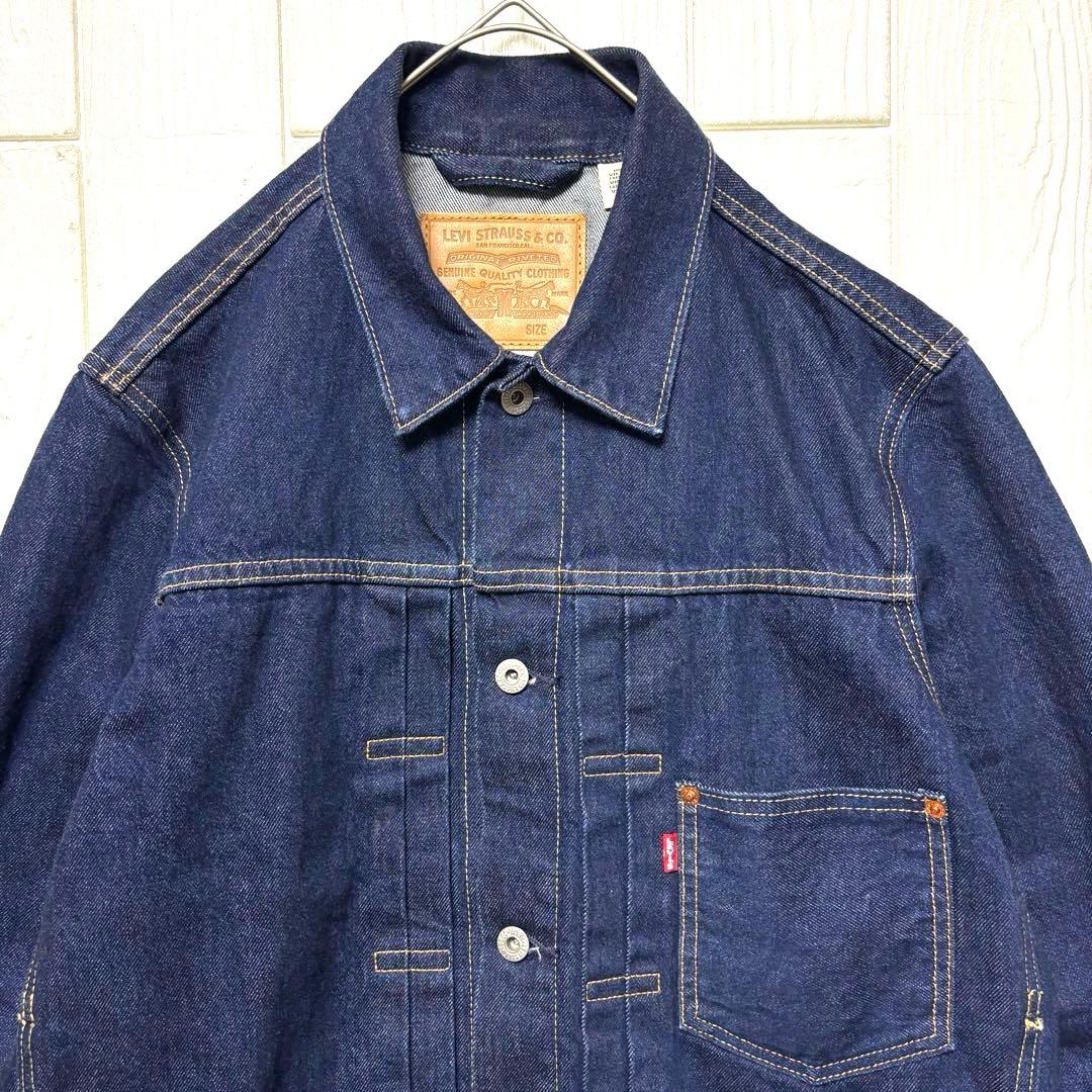 美品 LEVI'S 濃紺 デニムジャケット 1st 大戦モデル 復刻 赤耳 S