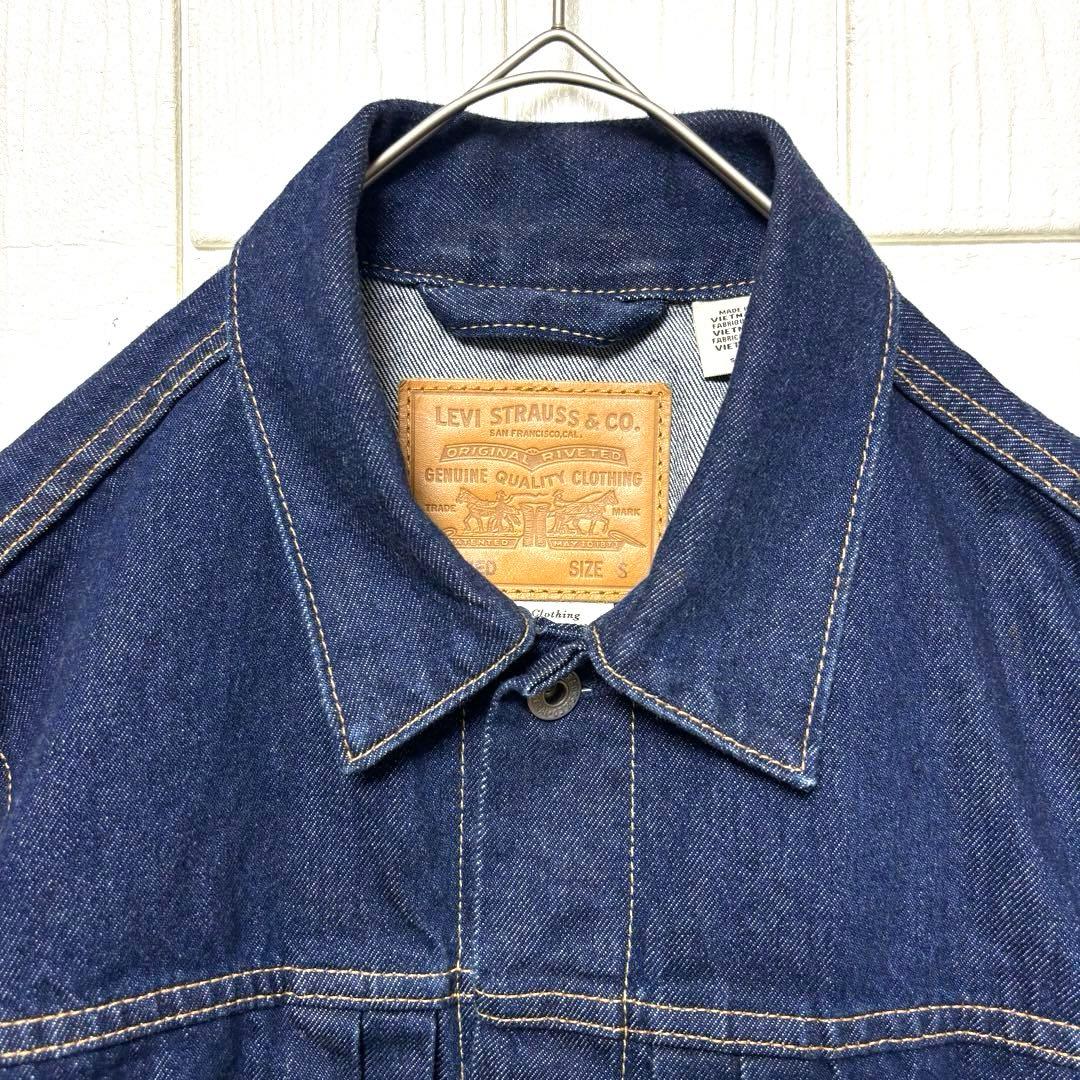 美品 LEVI'S 濃紺 デニムジャケット 1st 大戦モデル 復刻 赤耳 S