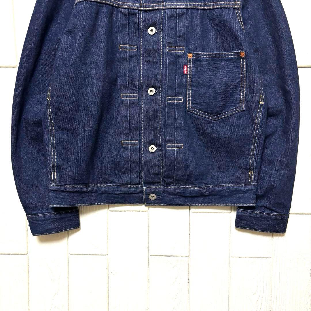 美品 LEVI'S 濃紺 デニムジャケット 1st 大戦モデル 復刻 赤耳 S