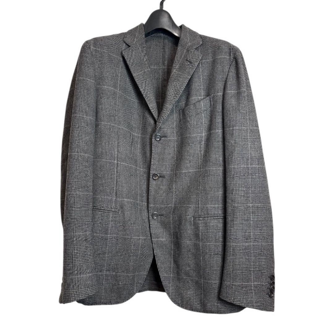 BOGLIOLI ウール チェック テーラードジャケット　50