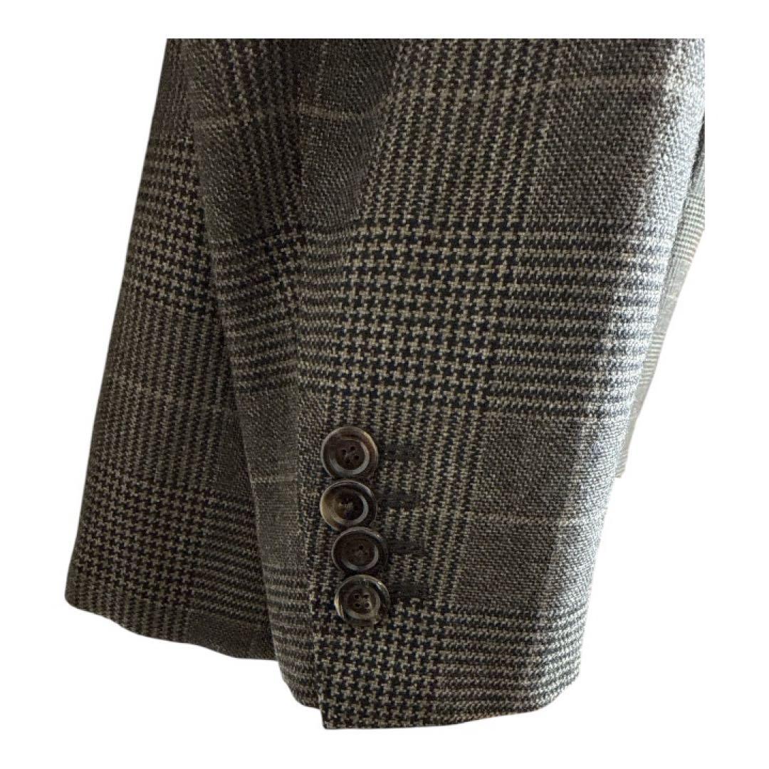 BOGLIOLI ウール チェック テーラードジャケット　50