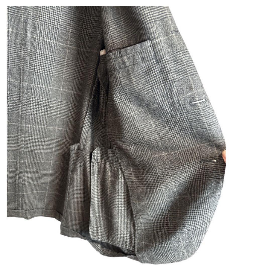 BOGLIOLI ウール チェック テーラードジャケット　50