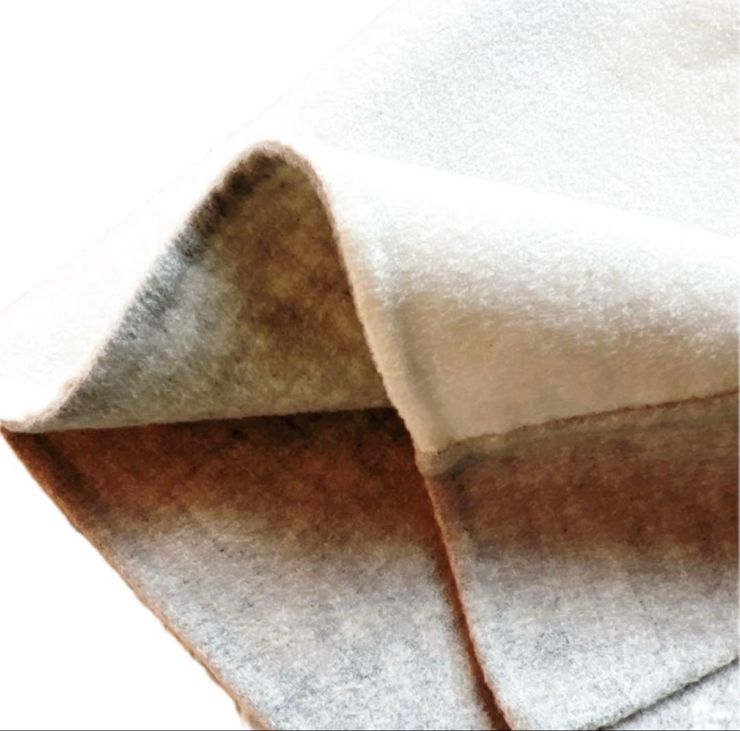 美品　FENDIフェンディ フォックス　ファー　カシミヤ ダブルフェイス　コート