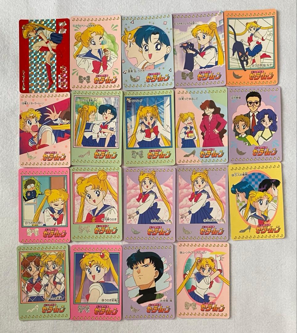 セーラームーン（無印）　カードダス　初弾＋二弾　111枚セット　美少女戦士