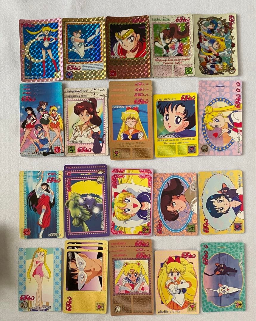 セーラームーン（無印）　カードダス　初弾＋二弾　111枚セット　美少女戦士
