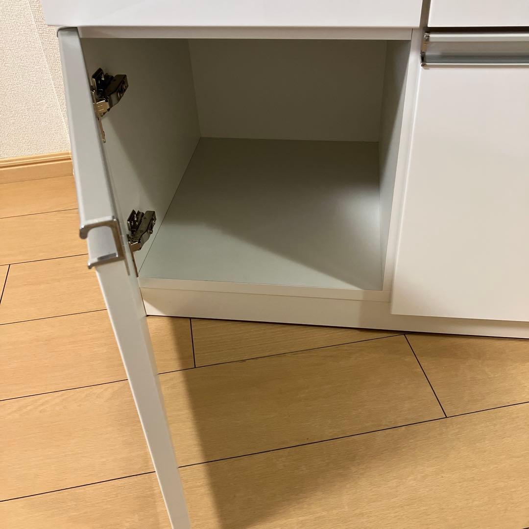 送料込み【美品】 松田家具　食器棚　幅89cm キッチンカウンター　レンジ　収納