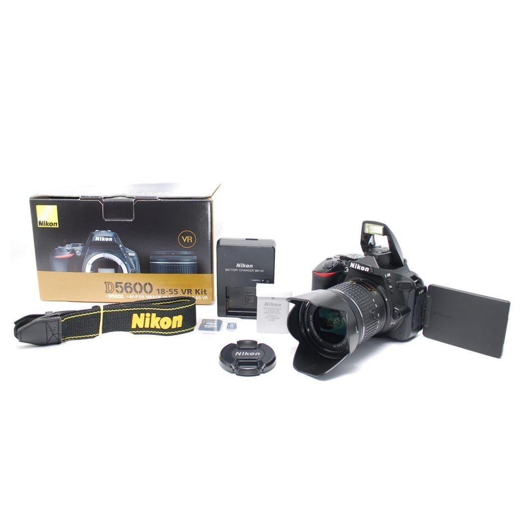❤即購入1000円OFF❤美品❤ ニコン D5600 高性能 手振れ補正レンズ