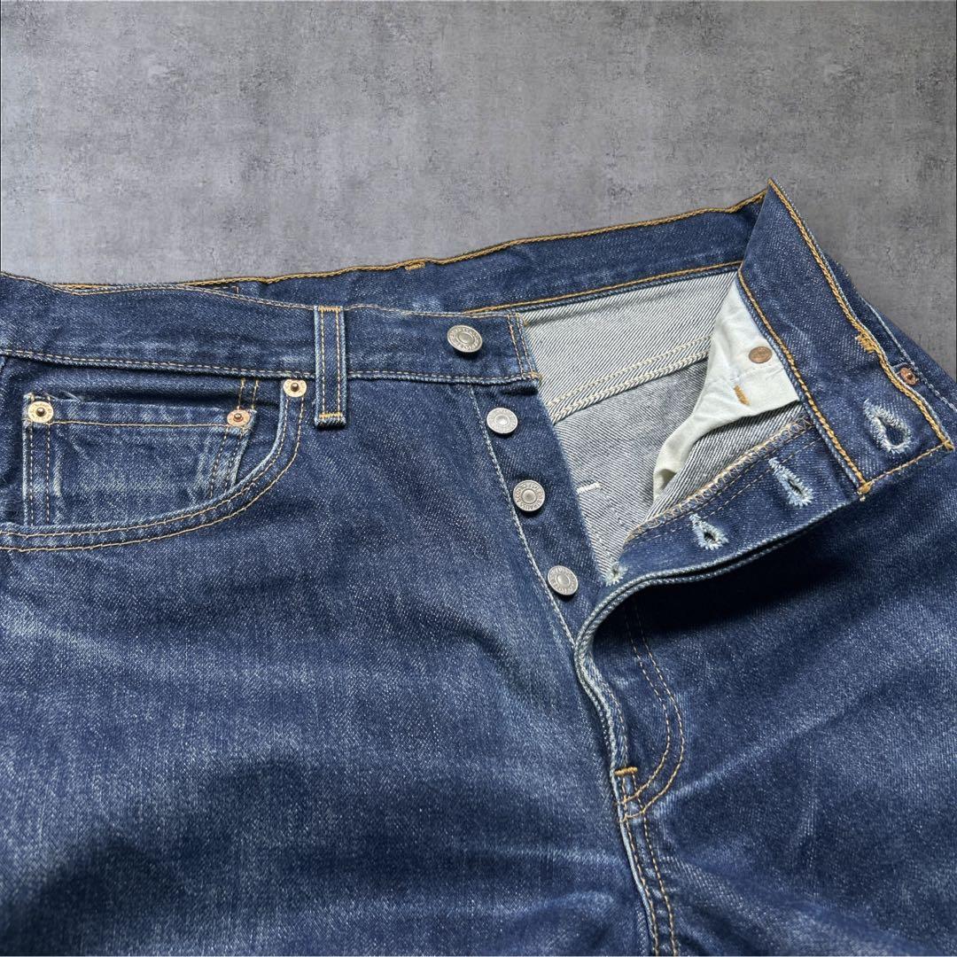 90s-00s 最終期 リーバイス 501 USA製 濃紺 ボタン裏553