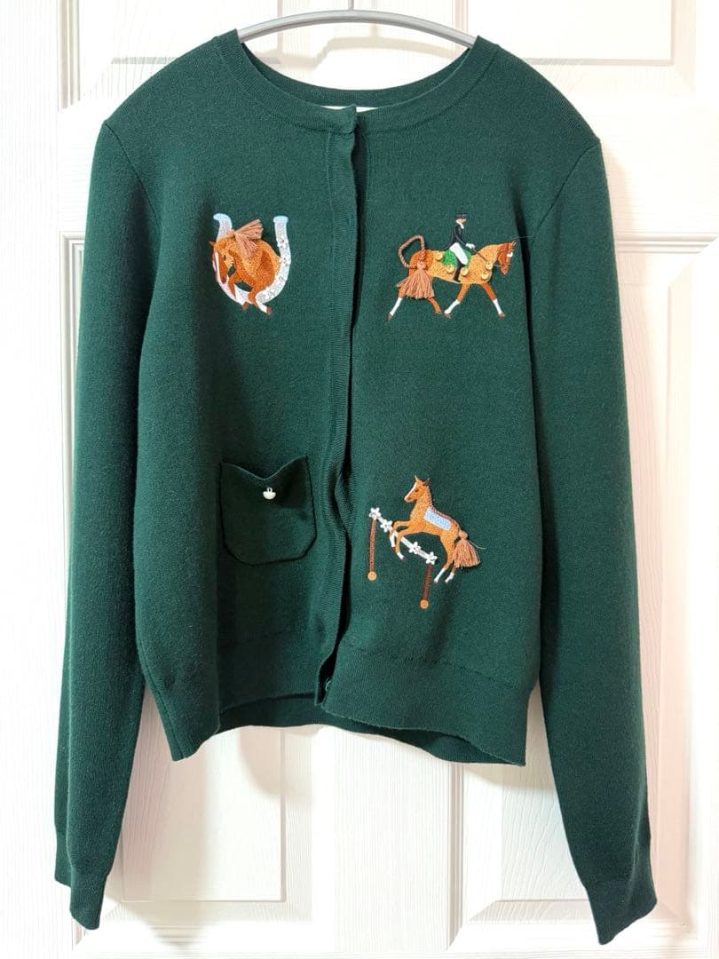 chesty チェスティ ハッピーホースカーディガン グリーン 限定カラー 完売