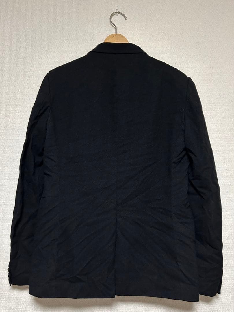 COMME des GARONS HOMME/縮絨テーラードジャケット/M/黒