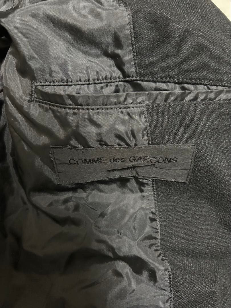 COMME des GARONS HOMME/縮絨テーラードジャケット/M/黒