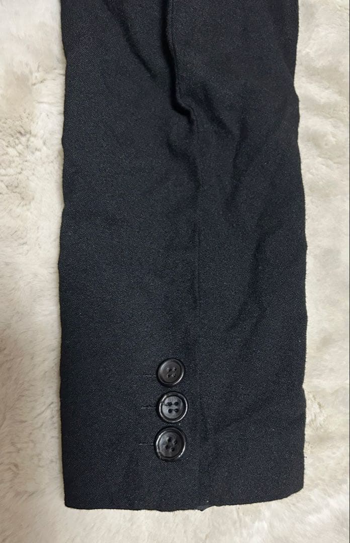 COMME des GARONS HOMME/縮絨テーラードジャケット/M/黒