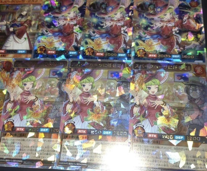 スパークハーツ　ハイレア　デッキパーツ シークレット　オーバーラッシュ　３コン