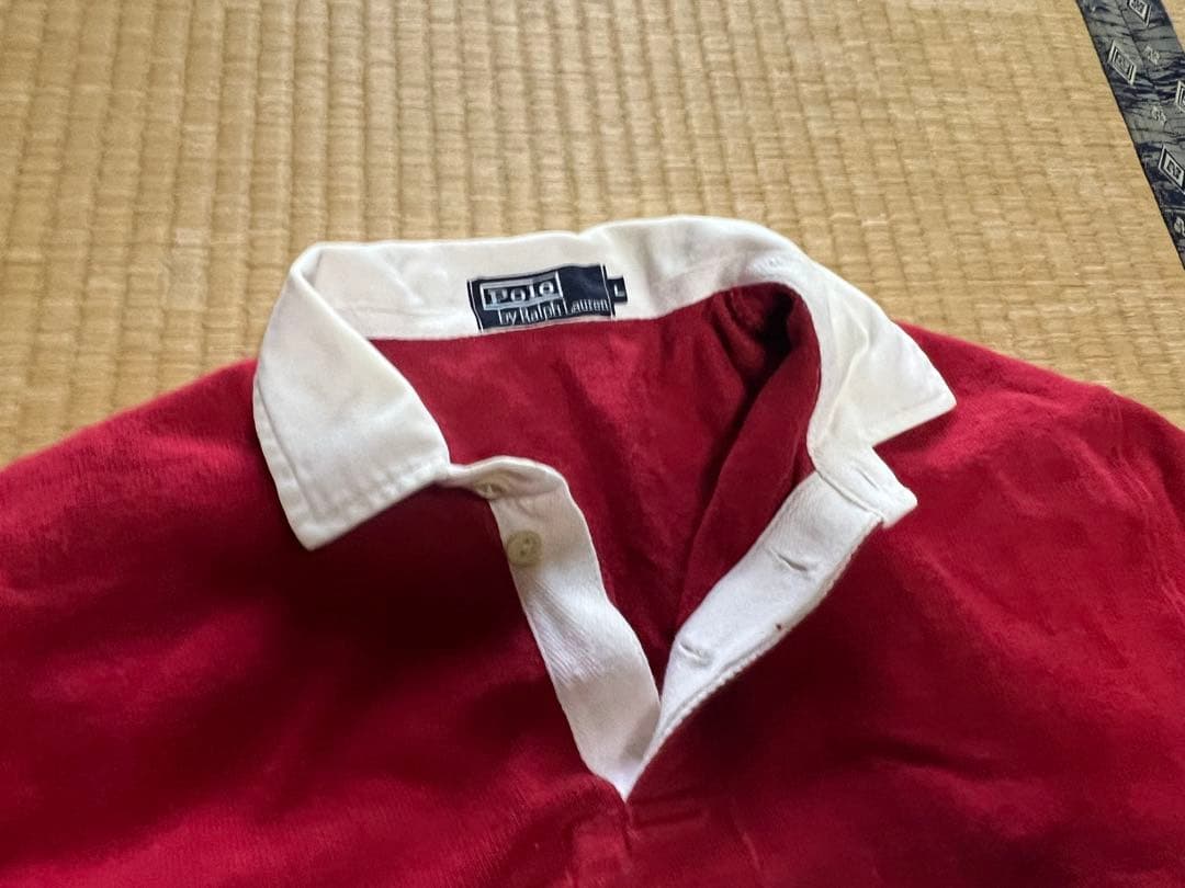Polo by Ralph Lauren ラガーシャツ 赤