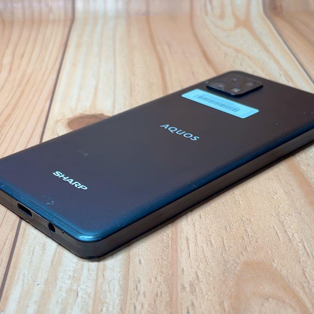 SIMフリー 本体 AQUOS sense6 128 GB 078G4 ブラック