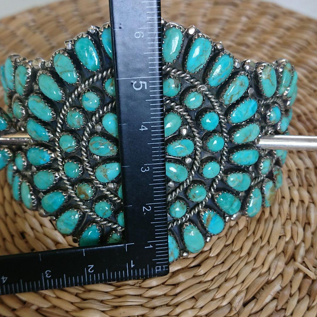 ターコイズクラスター ヘアアクセサリー