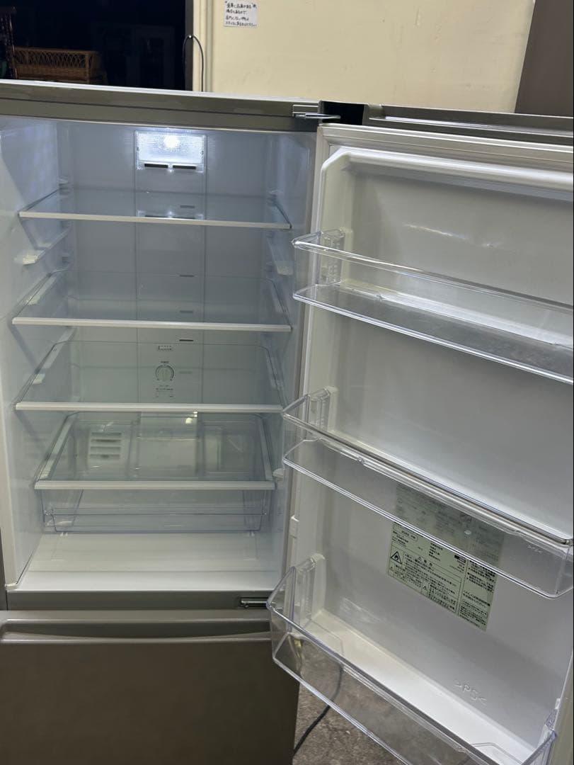 アクア 201L 冷凍冷蔵庫 2023年製 AQR-20N ブラッシュシルバー