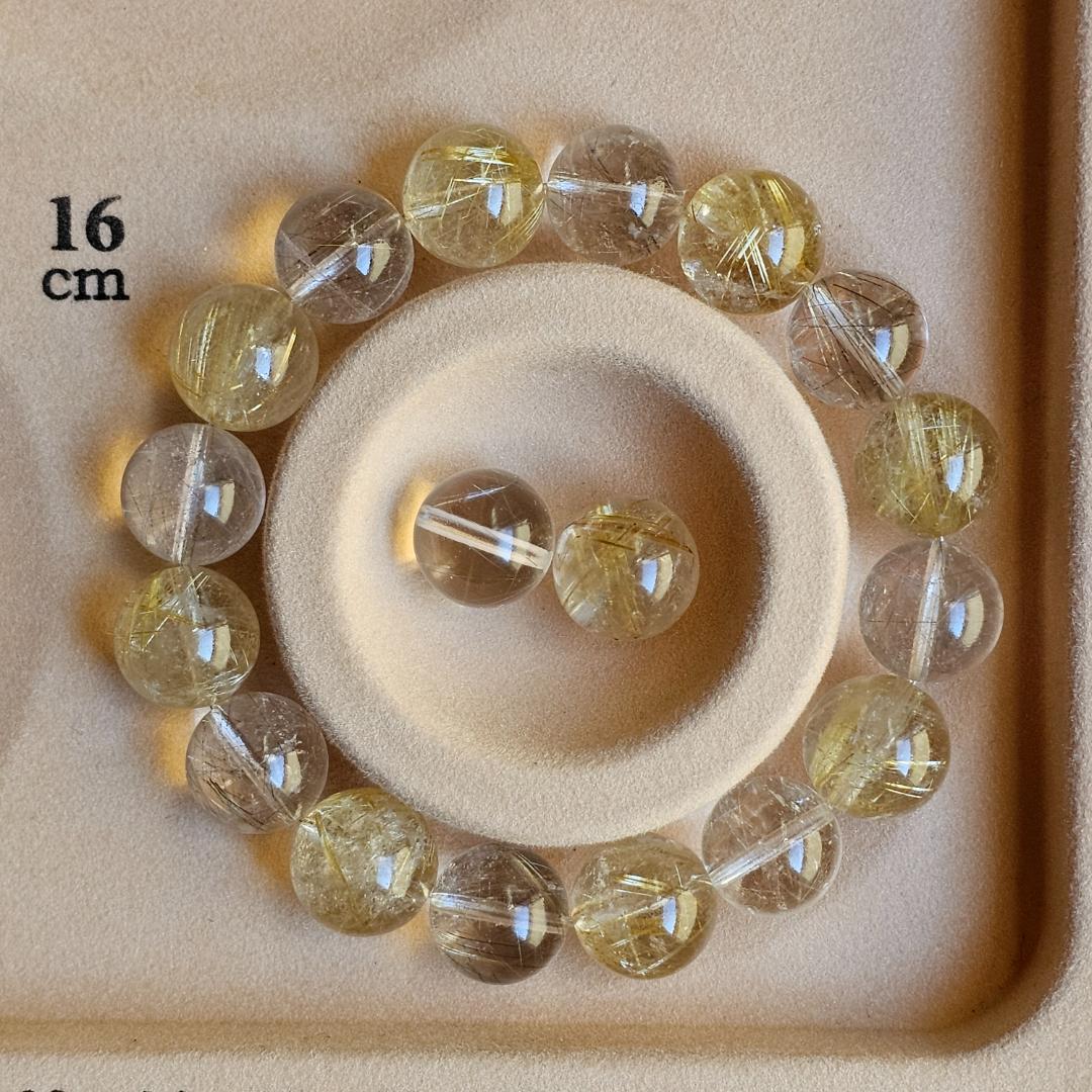 【ポリパ】サイズ約16.5cm ゴールドルチル シルバールチル