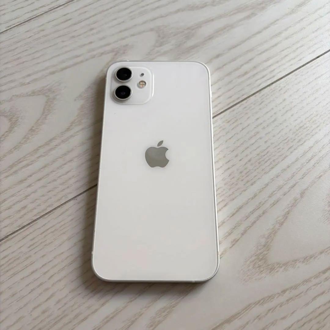 【美品】Apple iPhone12 256GB ホワイト SIMフリー