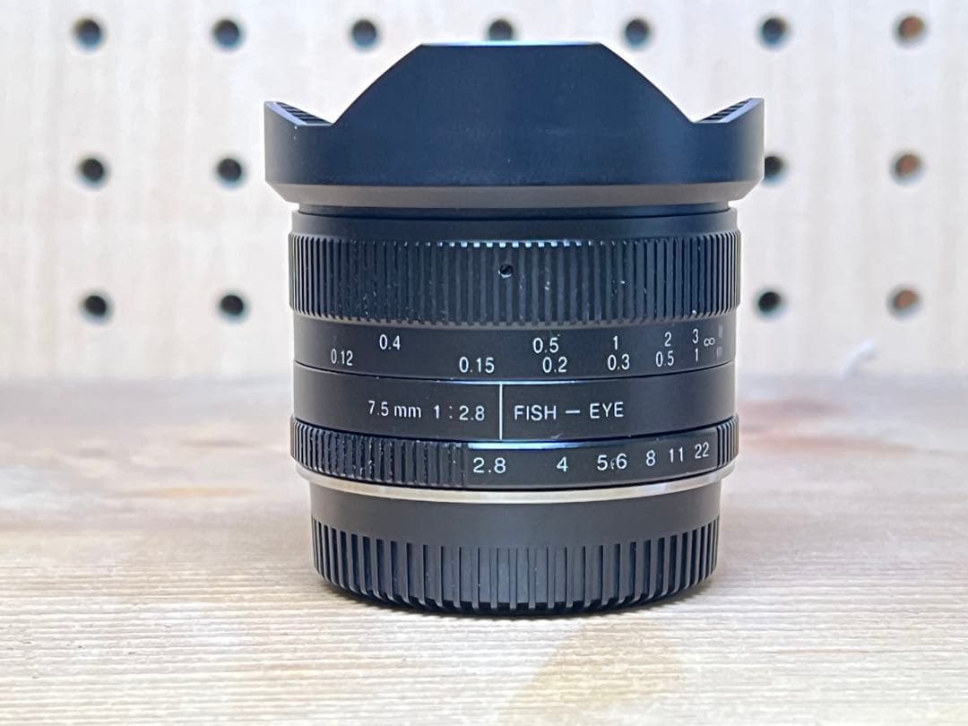 レンズ(単焦点) 7Artisans 7.5mm f/2.8 FISH-EYE mft