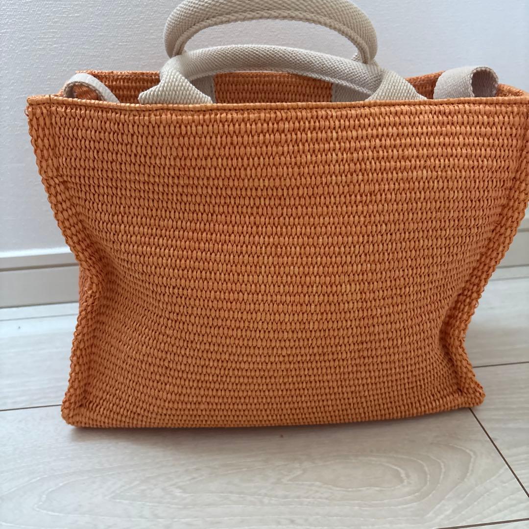 MARNI オレンジ スモールトート