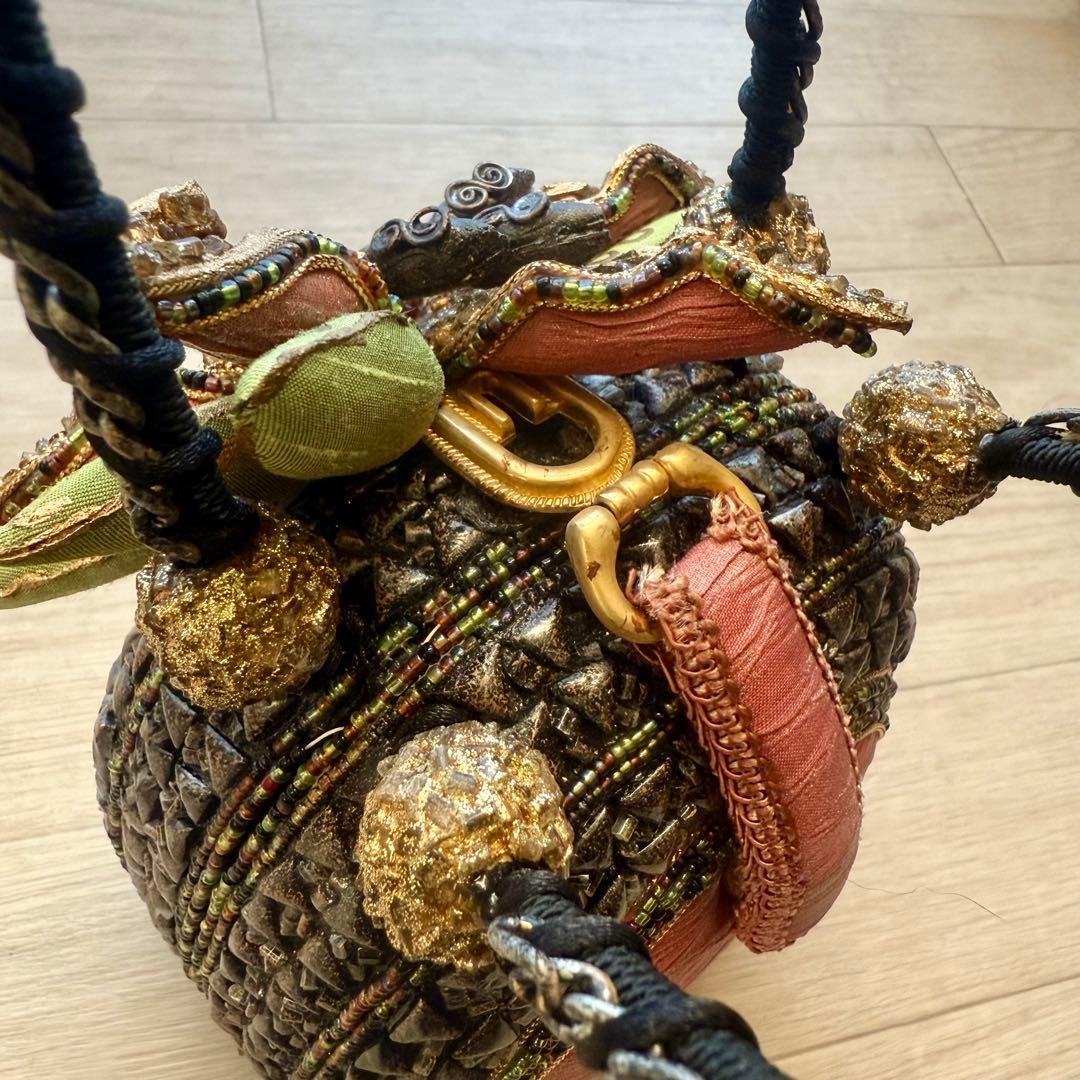 新品未使用 MARY FRANCES メアリーフランシス パーティーバッグ