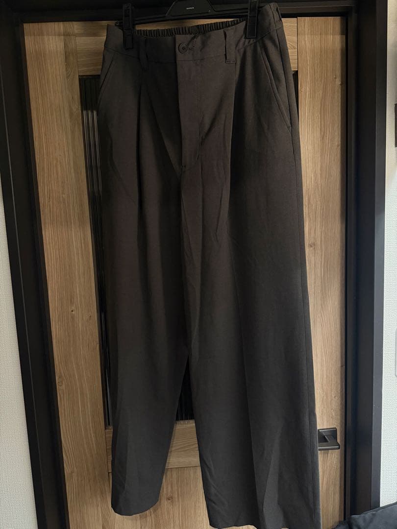 MAISON SPECIAL グレー スラックス02 メゾンスペシャル