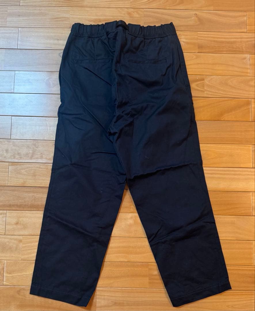 everyone belted easy pants navy Mサイズ