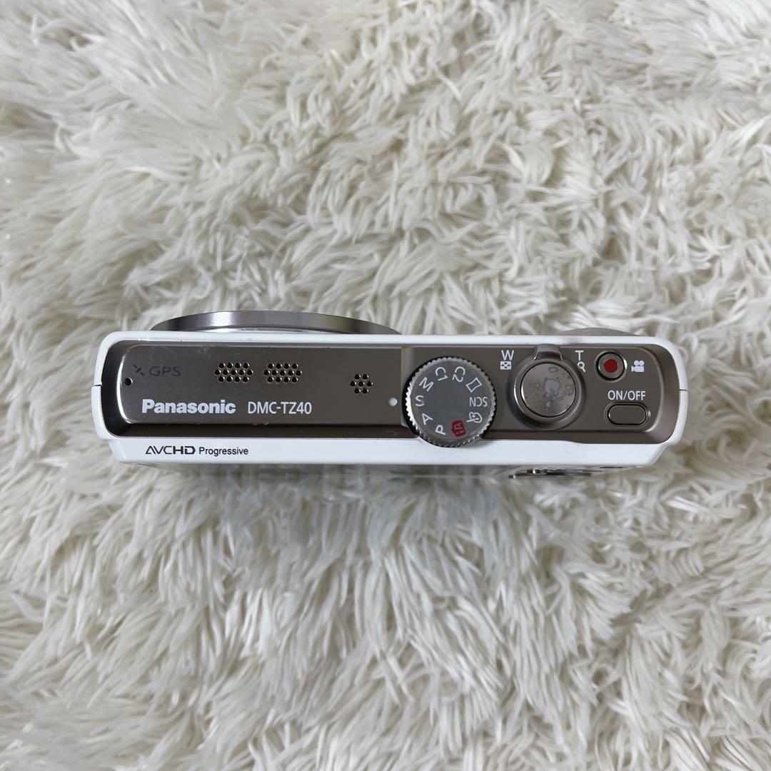 Panasonic LUMIX DMC-TZ40 白　デジカメ　ルミックス