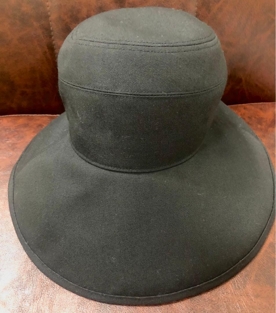 サンバリア100 ナチュラルハット　ブラック　Mサイズ