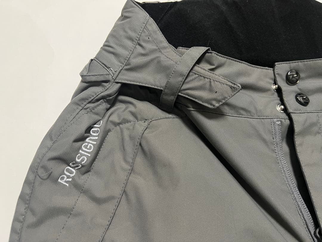 ★1回のみ使用 ROSSIGNOL スキーパンツ チャコール色