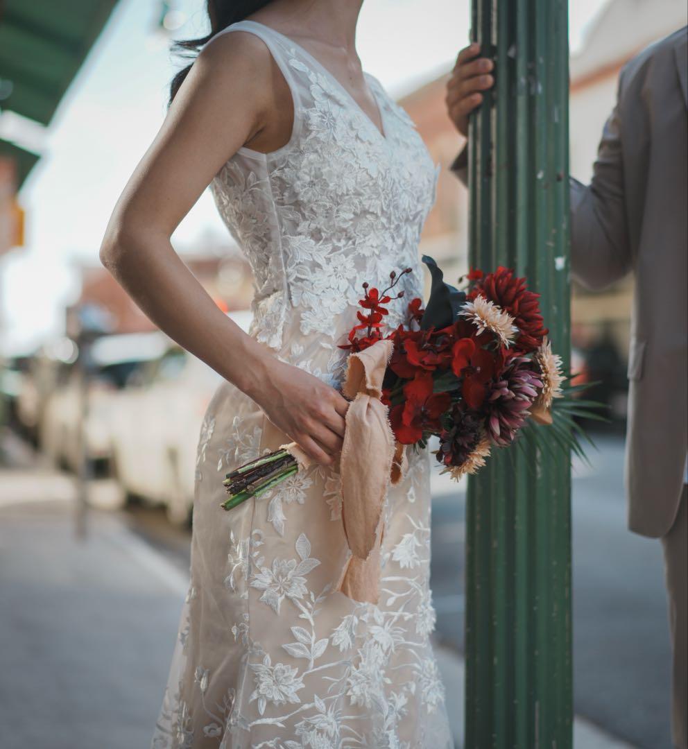 picoco　グレースシトラス　ソフトマーメイドドレス　ベージュ　7号