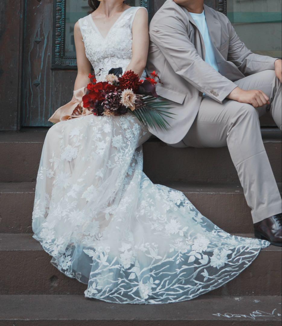 picoco　グレースシトラス　ソフトマーメイドドレス　ベージュ　7号